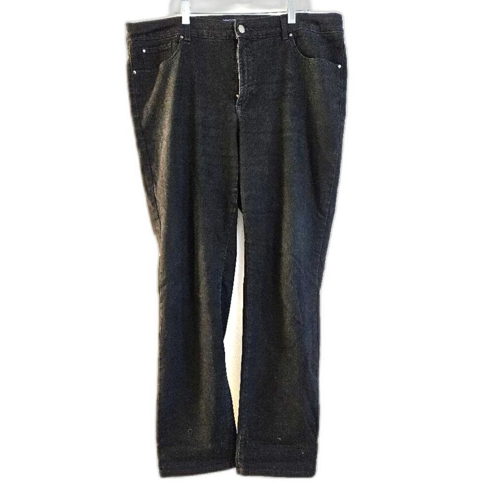 Charter Club Lexington black jeans Size 16 bling
